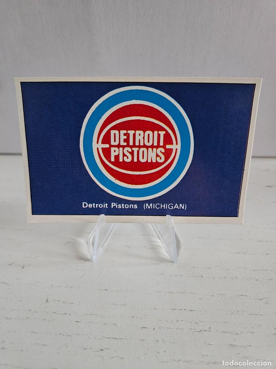 Colecionismo desportivo: 1987 ESCUDO DETROIT PISTONS N&deg; 177 CONVERSE