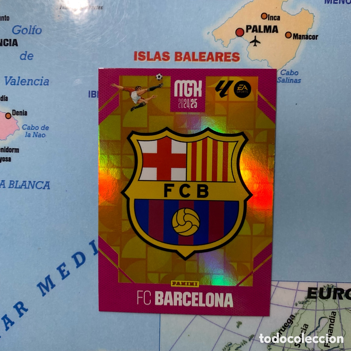 Sammelleidenschaft Sport: Escudo del Barcelona n&uacute;mero 73 megacracks 24-25 2024-2025