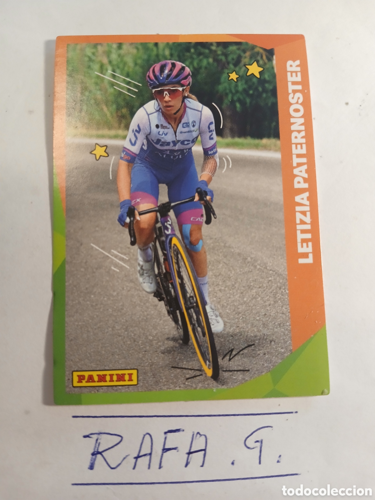 Coleccionismo deportivo: Letizia Paternoster - Sticker Colecci&oacute;n Panini Family McDonald's
