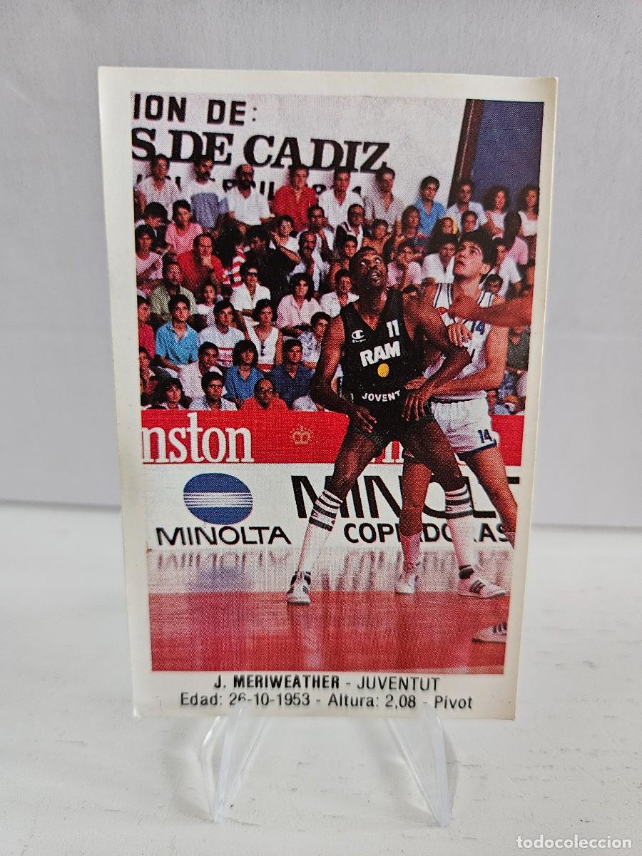 Collezionismo sportivo: CROMOS BASKET 87 88 1987 1988 BALONCESTO MERCHANTE CONVERSE CROMO N&ordm; 90 J. MERIWEATHER JUVENTUD