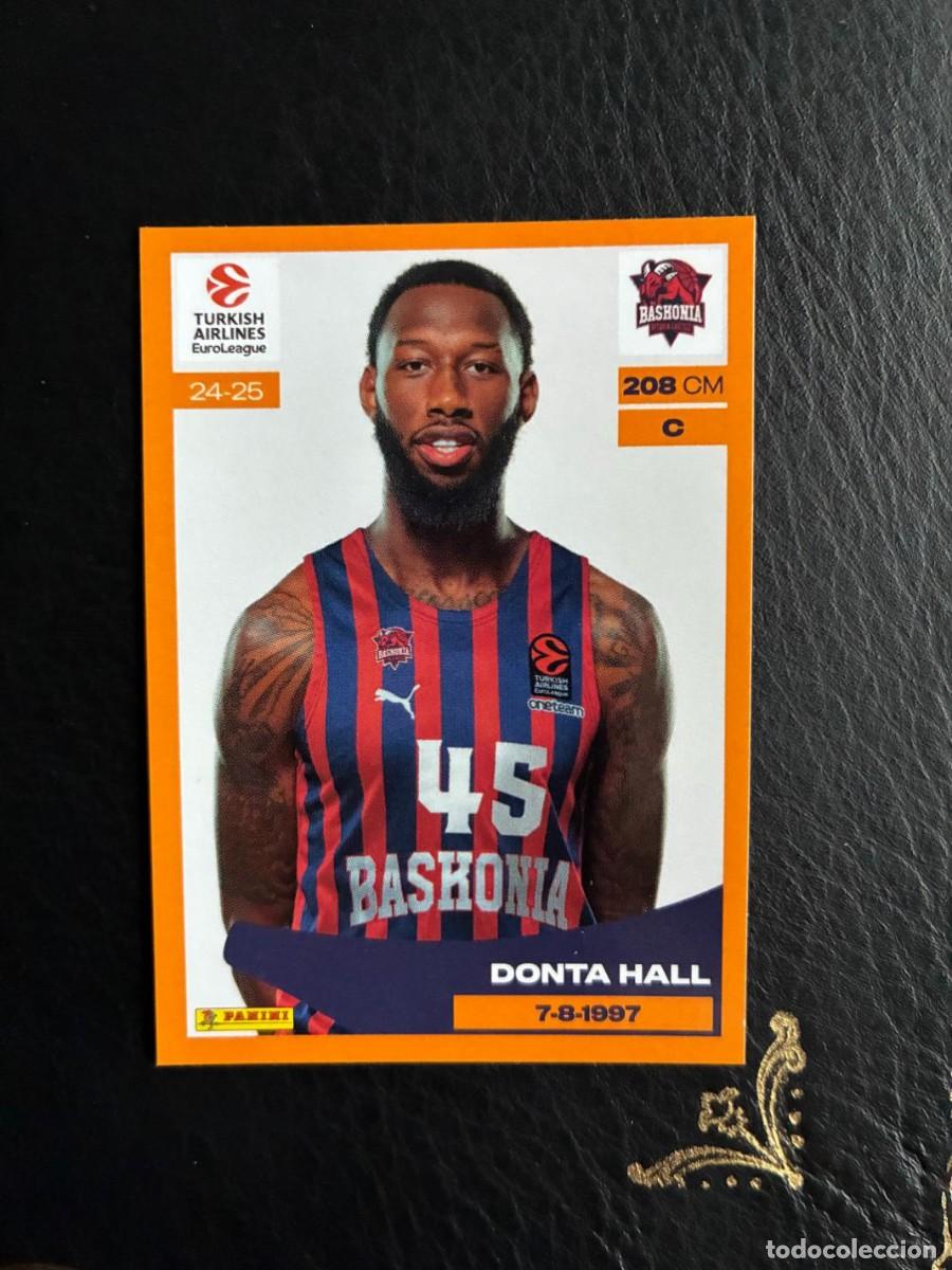 Colecionismo desportivo: 135 DONTA HALL BASKONIA EUROLEAGUE EUROLIGA 2024 2025 24 25 PANINI BALONCESTO