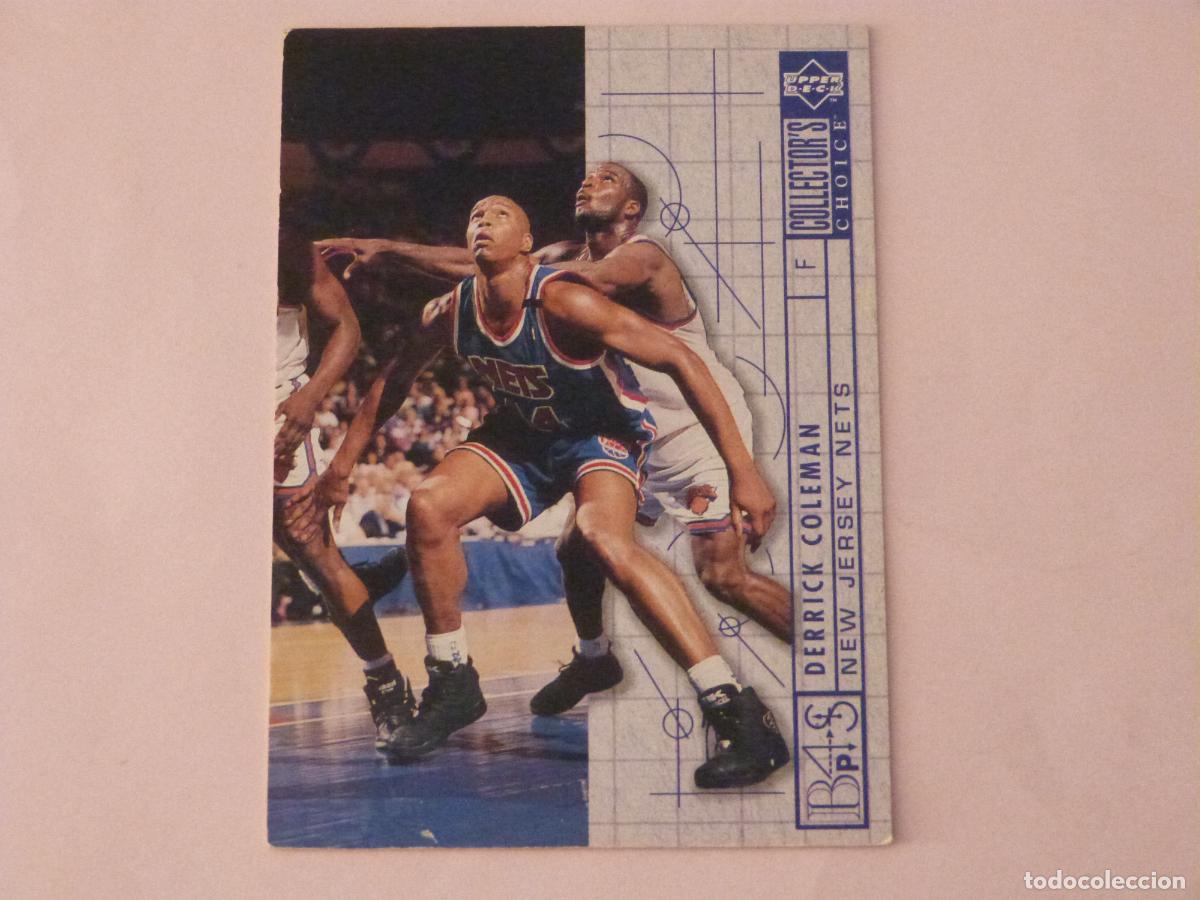 Collezionismo sportivo: TRADING CARD BALONCESTO DERRICK COLEMAN NEW JERSEY NETS N&ordm; 388 NBA BASKET 1994 UPPER DECK
