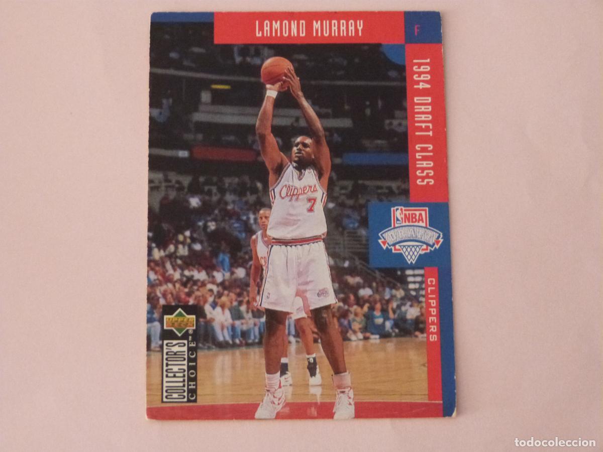 Collezionismo sportivo: TRADING CARD BALONCESTO LAMOND MURRAY LOS ANGELES CLIPPERS N&ordm; 412 NBA BASKET 1994 UPPER DECK
