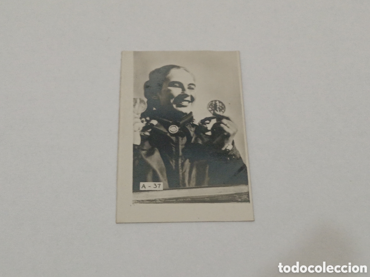 Coleccionismo deportivo: Gretchen Frazer usa esqu&iacute; REPORTAJES FOTOGR&Aacute;FICOS TABAY A-37 MARZO 1948