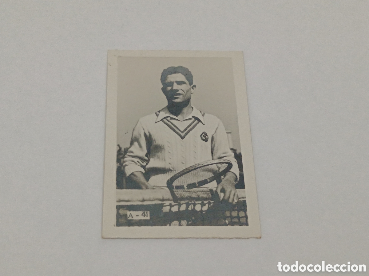 Colecionismo desportivo: Pedro Massip tenis REPORTAJES FOTOGR&Aacute;FICOS TABAY A-41 MARZO 1948