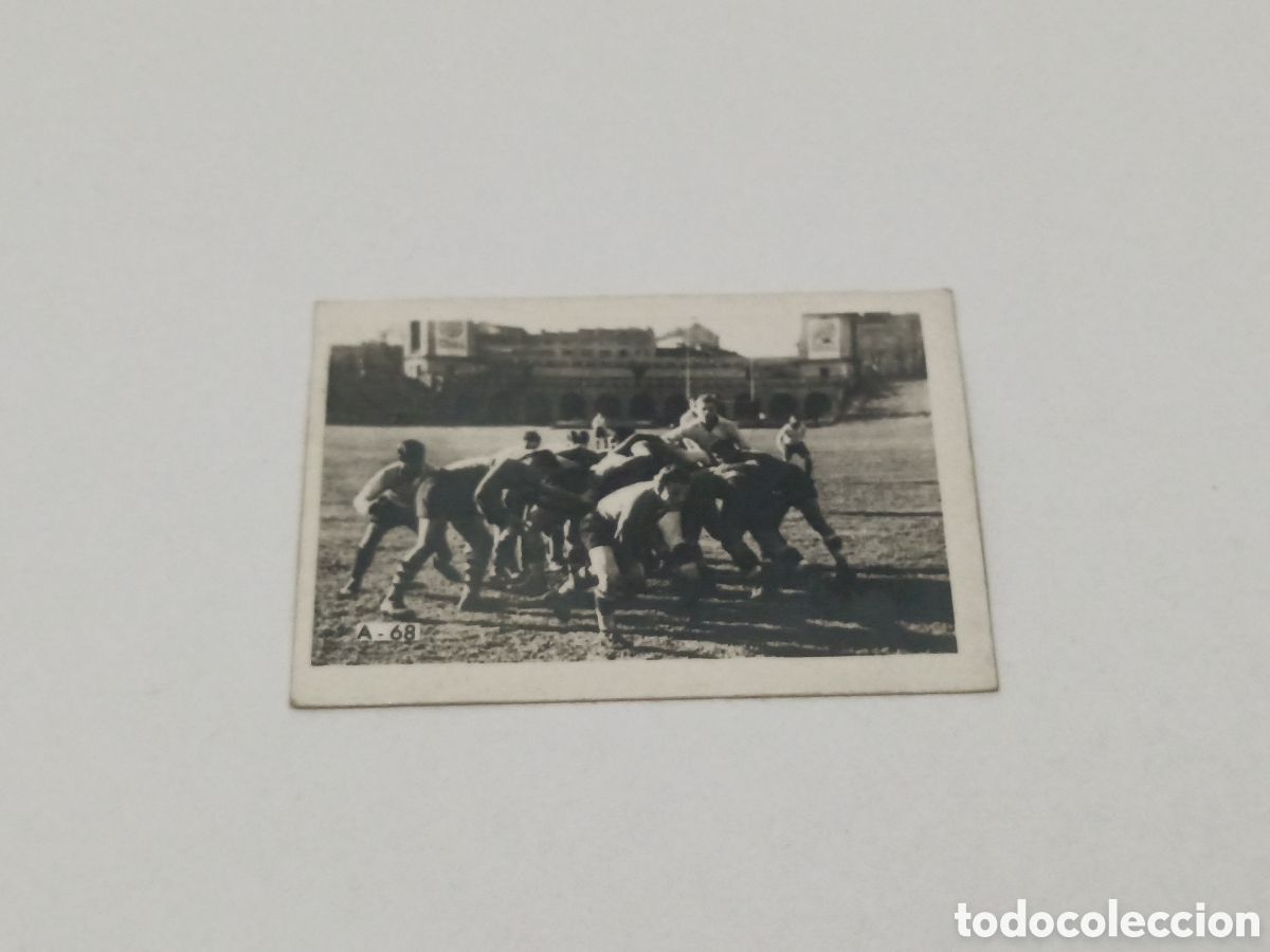 Colecionismo desportivo: Mil&aacute;n rugby REPORTAJES FOTOGR&Aacute;FICOS TABAY A-68 ABRIL 1948