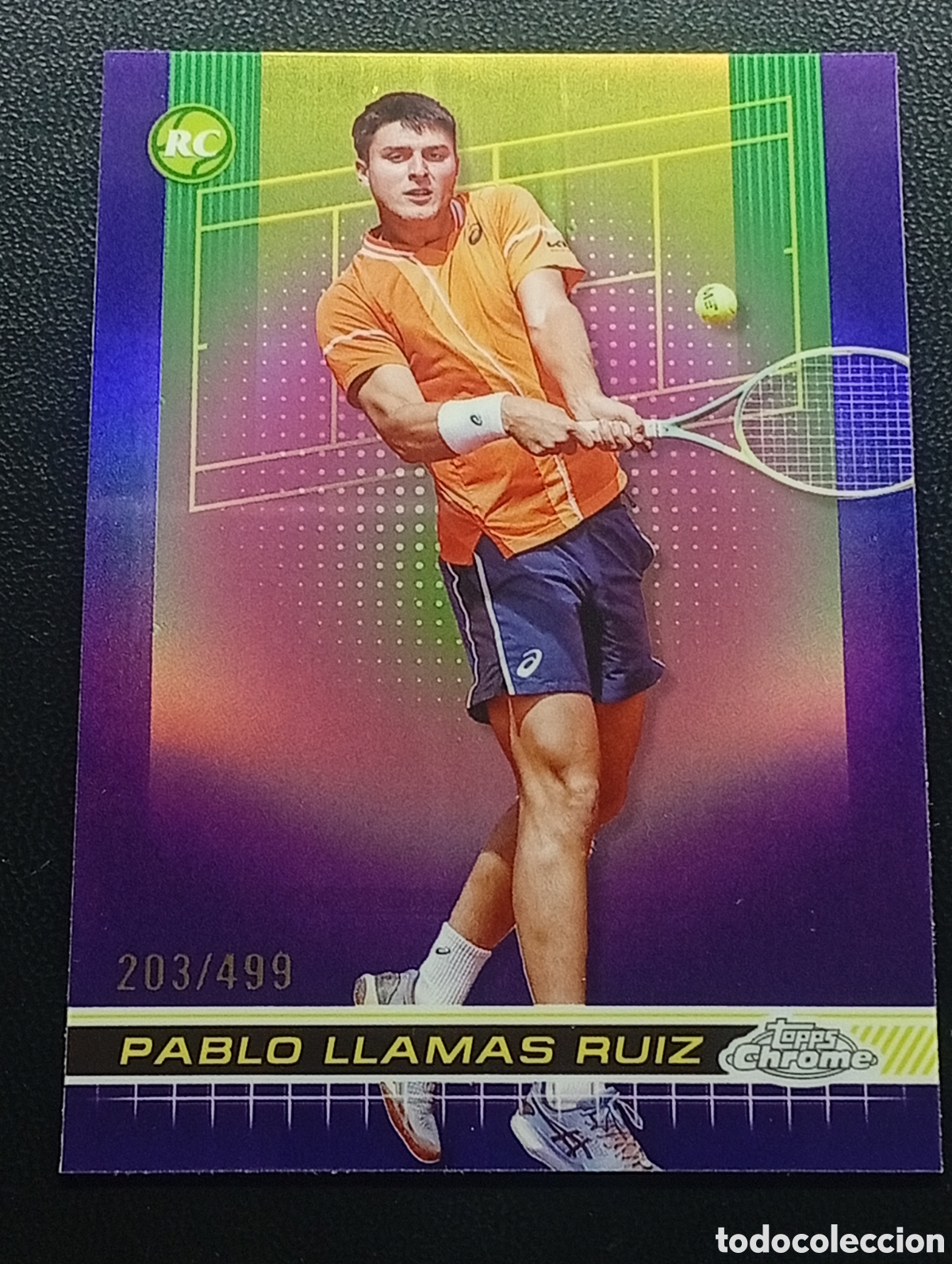 Coleccionismo deportivo: 120 rookie numerada 203/499 PABLO LLAMAS RUIZ TENNIS TENIS TOPPS CHROME 2024 CROMOS ESPA&Ntilde;A SPAIN RC