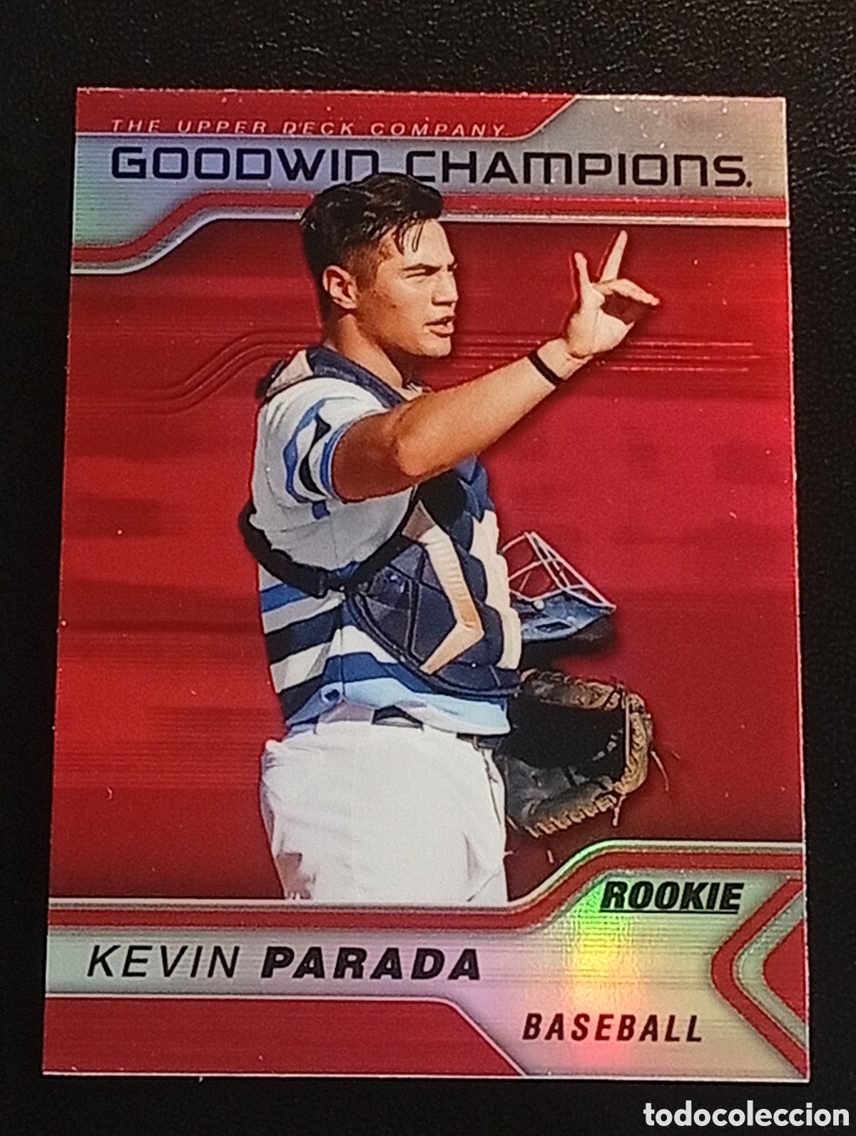 Sammelleidenschaft Sport: P33 rookie paralela red rainbow KEVIN PARADA BASEBALL BEISBOL UPPER DECK 2023 CROMOS PANINI TOPPS RC