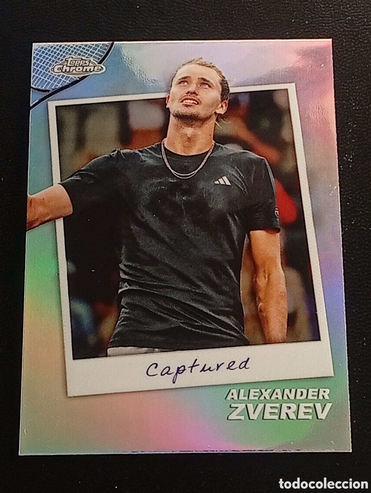 Colecionismo desportivo: captured ALEXANDER ZVEREV TOPPS CHROME TENNIS TENIS 2024 CROMOS CARD PARALELA PANINI