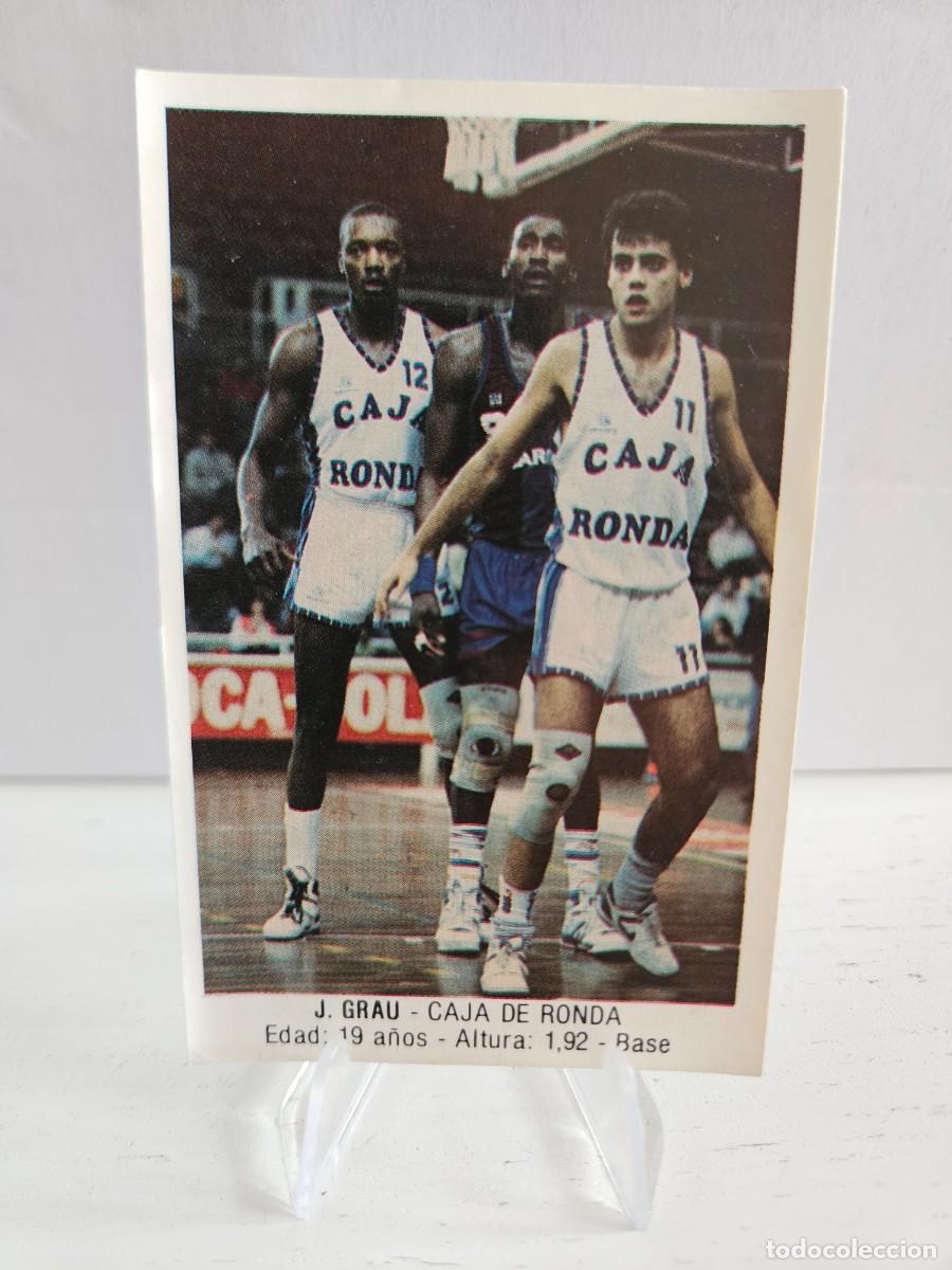 Colecionismo desportivo: CROMO DE BALONCESTO. CAJA DE RONDA. GRAU 44. LIGA ACB. TEMPORADA 1987 1988. CONVERSE.