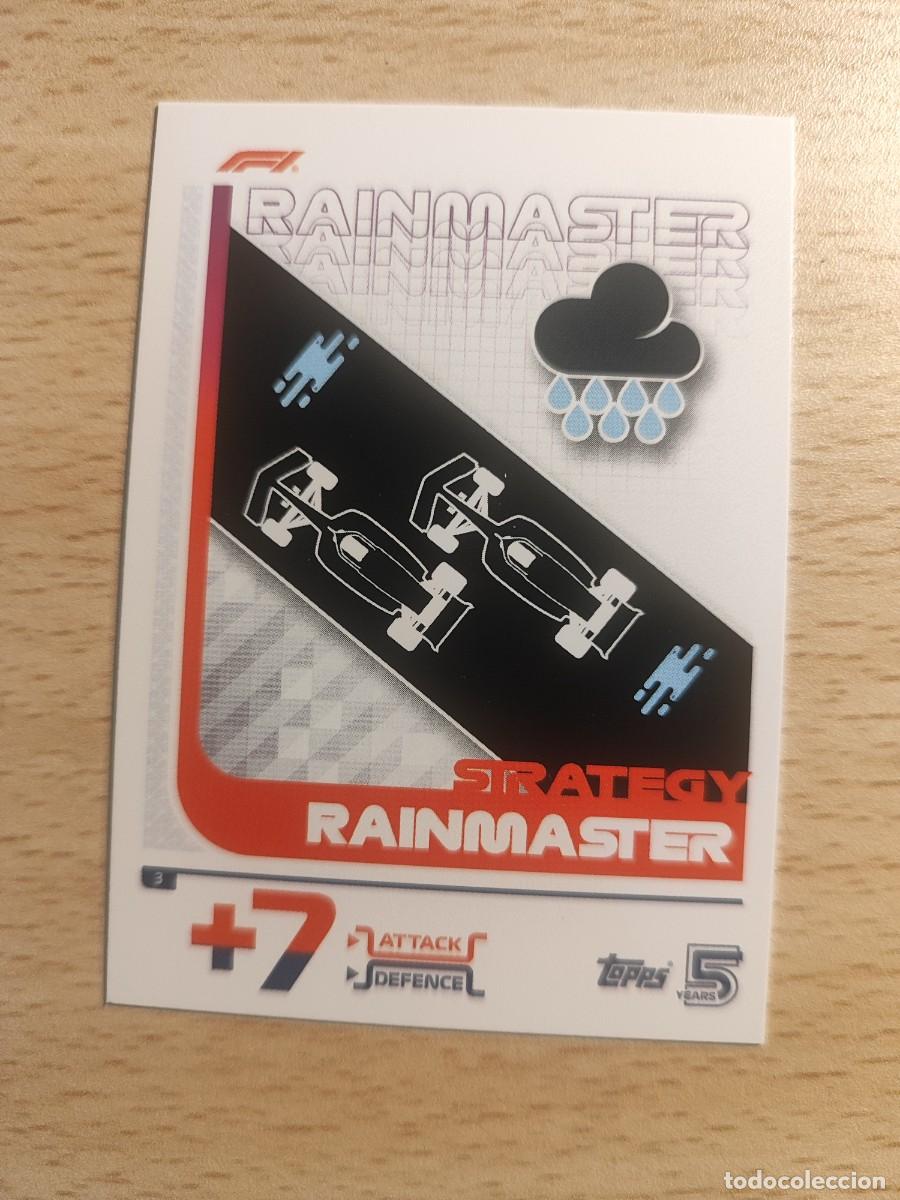 Coleccionismo deportivo: 3 TURBO ATTAX 2024 TOPPS RAIN MASTER STRATEGY CARD BASE CARD F1 FORMULA 1 24