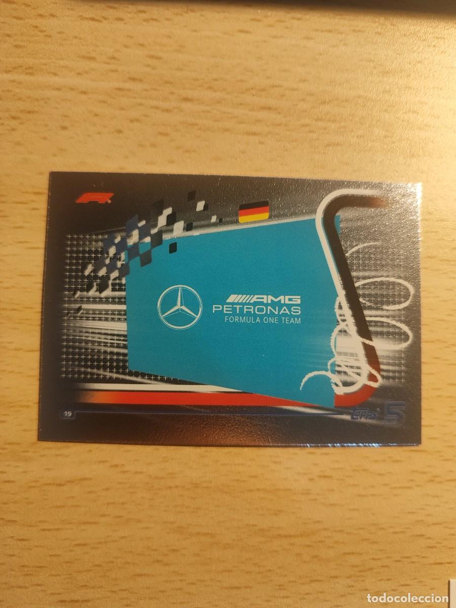 Coleccionismo deportivo: 19 TURBO ATTAX 2024 TOPPS TEAM LOGO ESCUDO MARCA MERCEDES F1 FORMULA 1 24