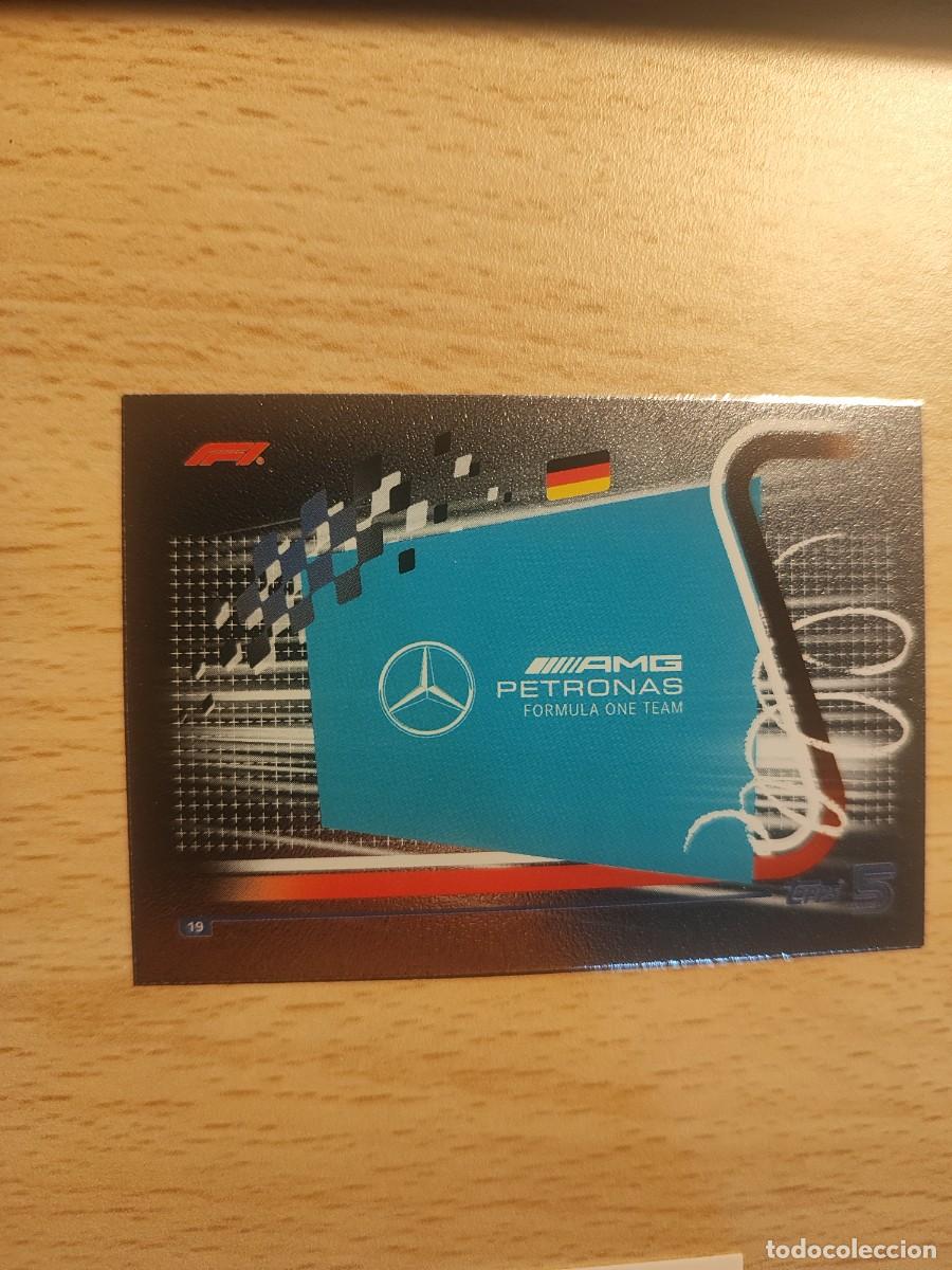 Coleccionismo deportivo: 19 TURBO ATTAX 2024 TOPPS TEAM LOGO ESCUDO MARCA MERCEDES F1 FORMULA 1 24