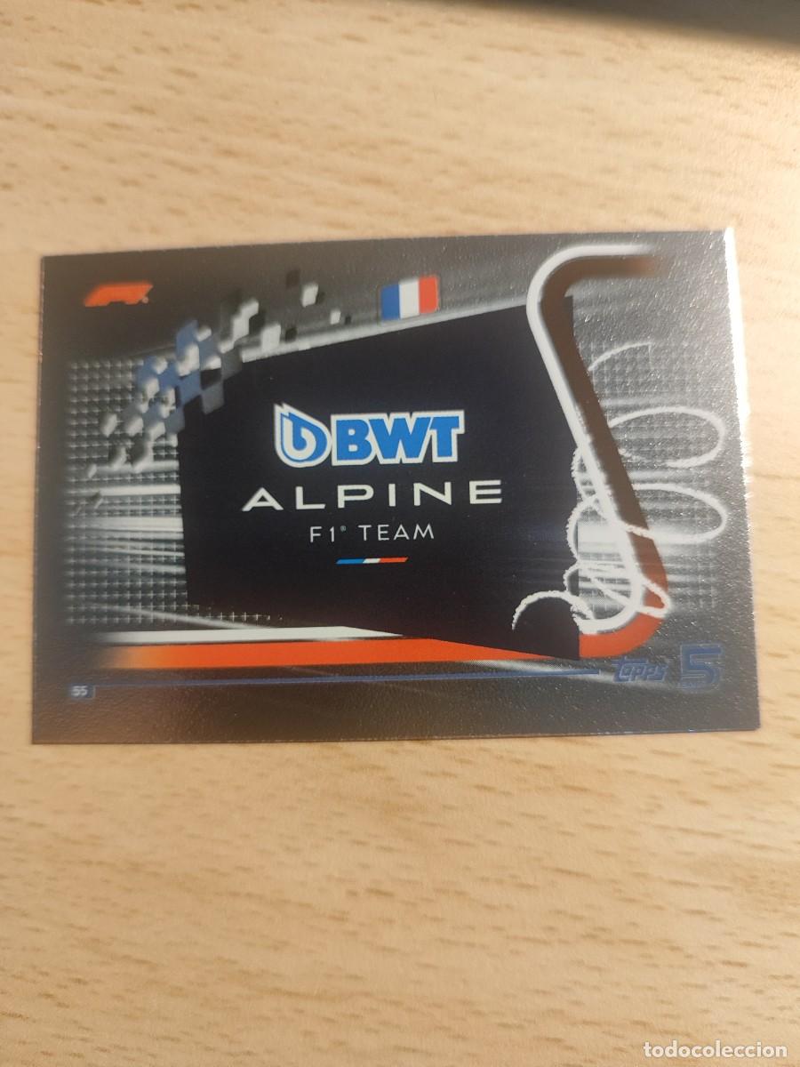 Coleccionismo deportivo: 55 TURBO ATTAX 2024 TOPPS TEAM LOGO ESCUDO MARCA ALPINE F1 FORMULA 1 24