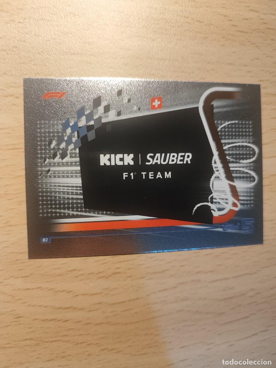 Coleccionismo deportivo: 82 TURBO ATTAX 2024 TOPPS TEAM LOGO ESCUDO MARCA KICK SAUBER F1 FORMULA 1 24