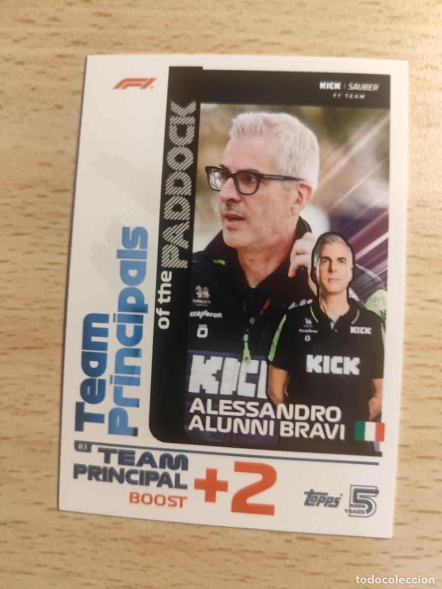 Coleccionismo deportivo: 83 TURBO ATTAX 2024 TOPPS ALESSANDRO ALUMNI BRAVI KICK SAUBER F1 FORMULA 1 24