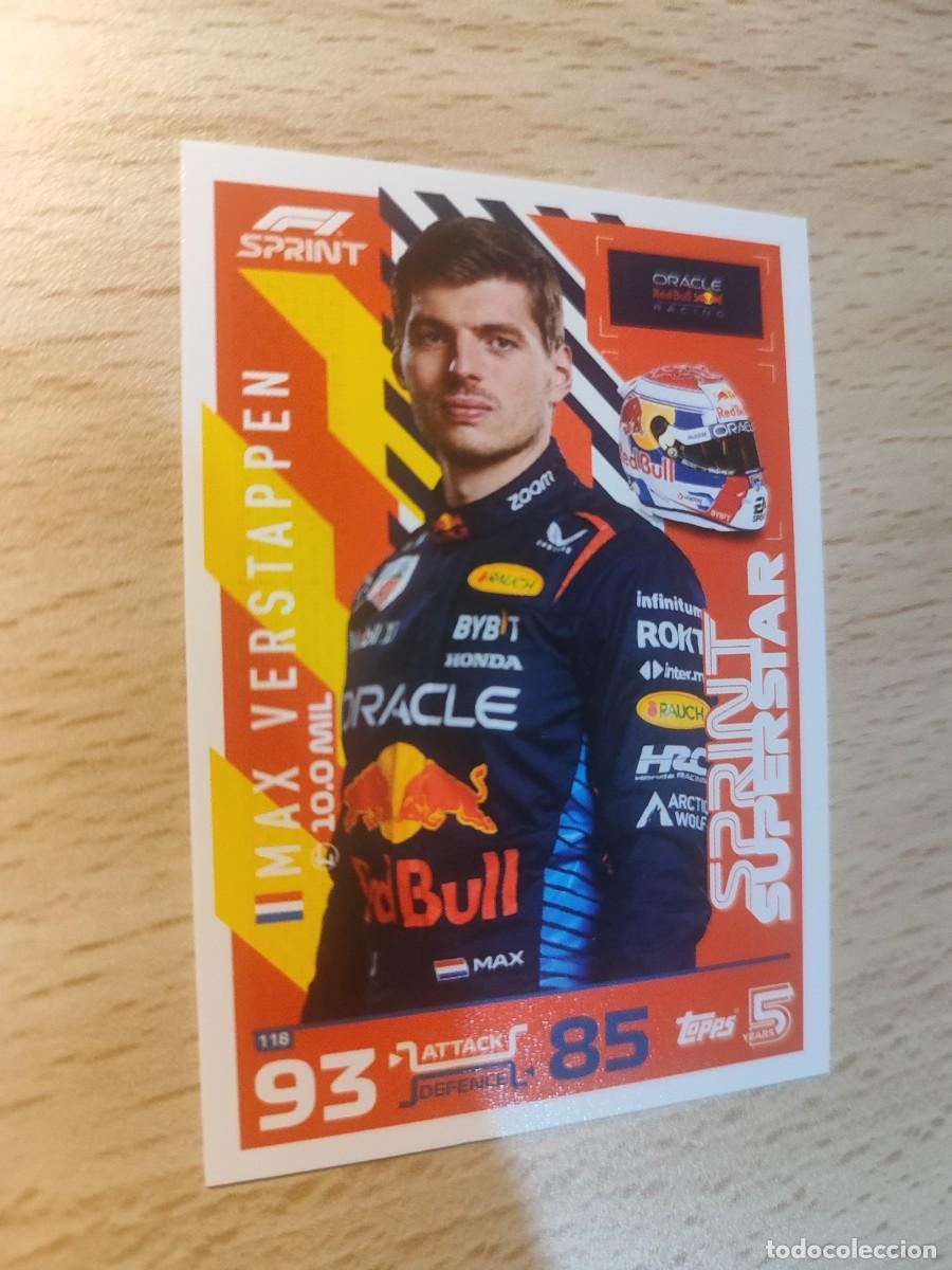 Coleccionismo deportivo: 118 TURBO ATTAX 2024 TOPPS MAX VERSTAPPEN SPRINT SUPERSTAR F1 FORMULA 1 24
