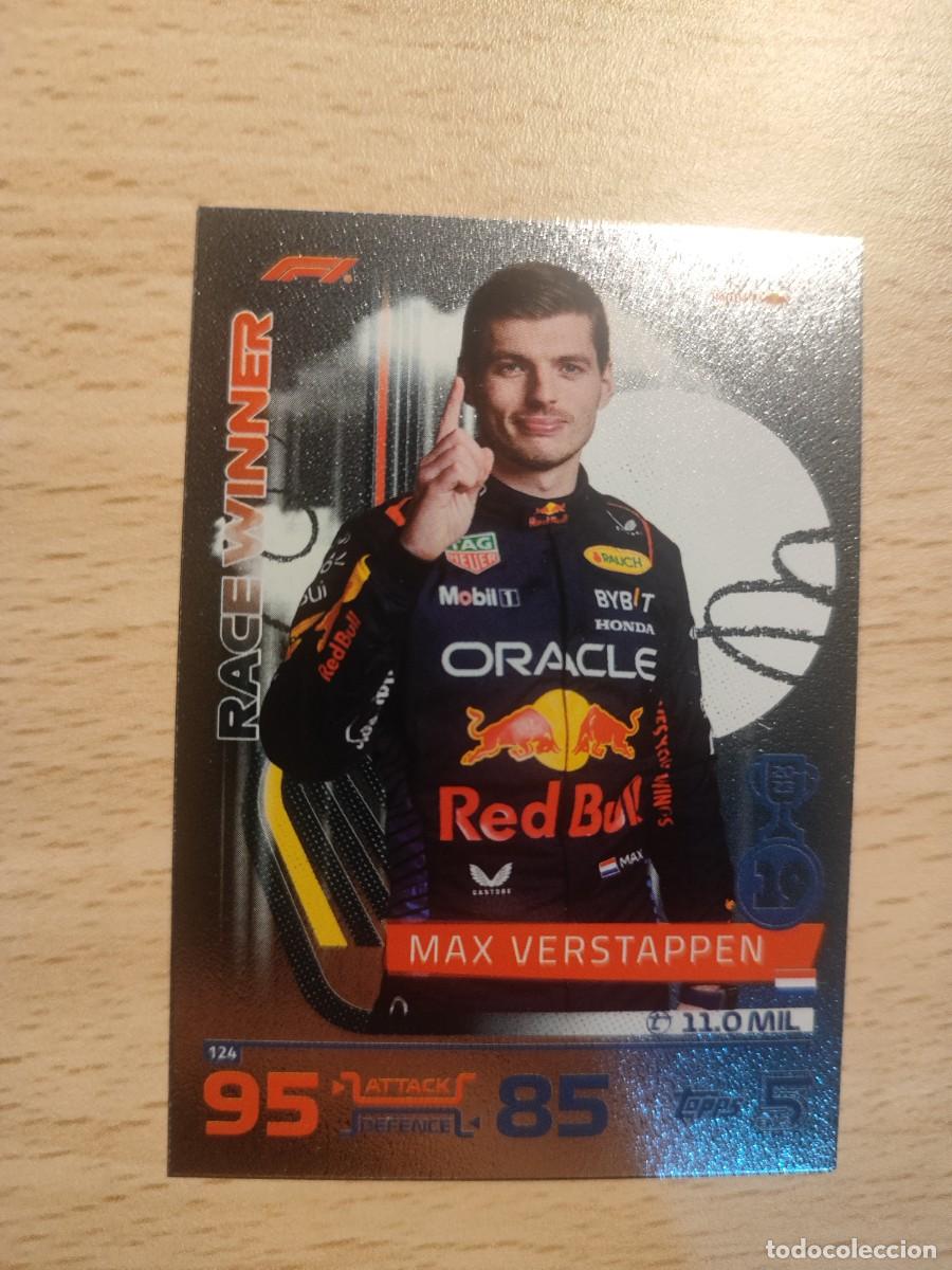 Coleccionismo deportivo: 124 TURBO ATTAX 2024 TOPPS MAX VERSTAPPEN F1 RACE WINNER 2023 F1 FORMULA 1 24