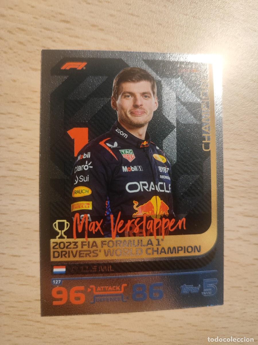 Coleccionismo deportivo: 127 TURBO ATTAX 2024 TOPPS MAX VERSTAPPEN CHAMPION CARD F1 FORMULA 1 24
