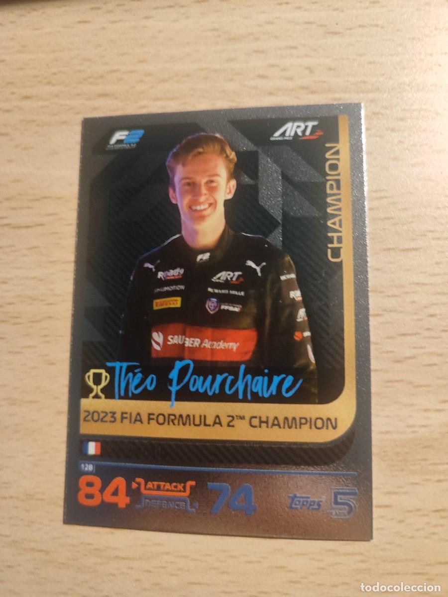 Coleccionismo deportivo: 128 TURBO ATTAX 2024 TOPPS THEO POURCHAIRE CHAMPION CARD F1 FORMULA 1 24 F2