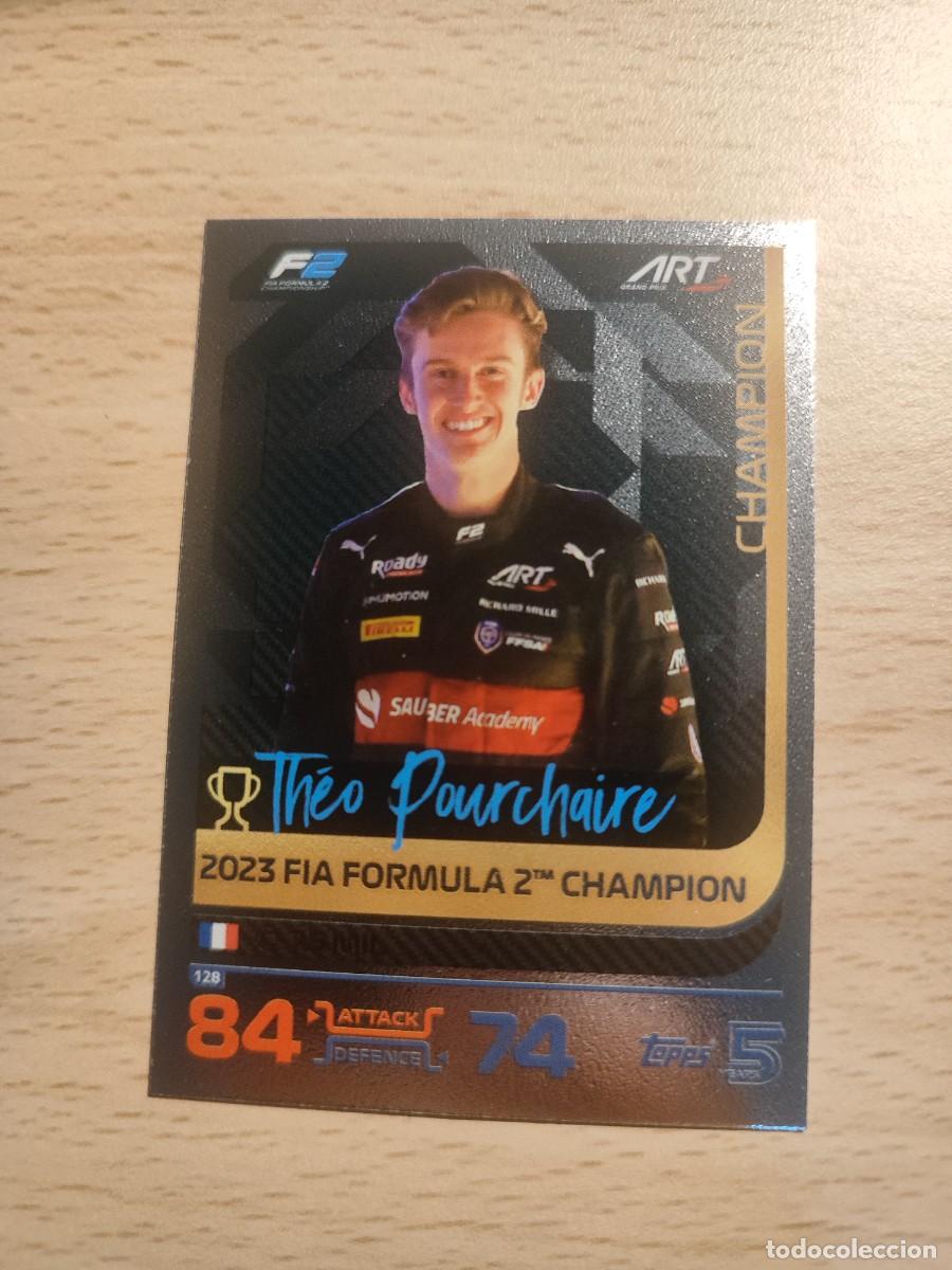 Coleccionismo deportivo: 128 TURBO ATTAX 2024 TOPPS THEO POURCHAIRE CHAMPION CARD F1 FORMULA 1 24 F2