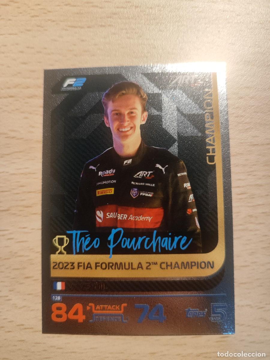 Coleccionismo deportivo: 128 TURBO ATTAX 2024 TOPPS THEO POURCHAIRE CHAMPION CARD F1 FORMULA 1 24 F2