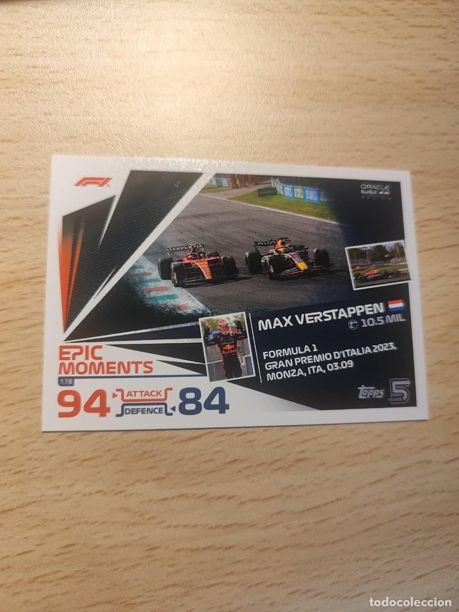 Coleccionismo deportivo: 178 TURBO ATTAX 2024 TOPPS MAX VERSTAPPEN EPIC MOMENTS F1 FORMULA 1 24