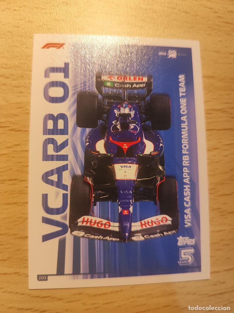 Coleccionismo deportivo: 205 TURBO ATTAX 2024 TOPPS VISA CASH APP RB F1 TEAM CARS F1 FORMULA 1 24