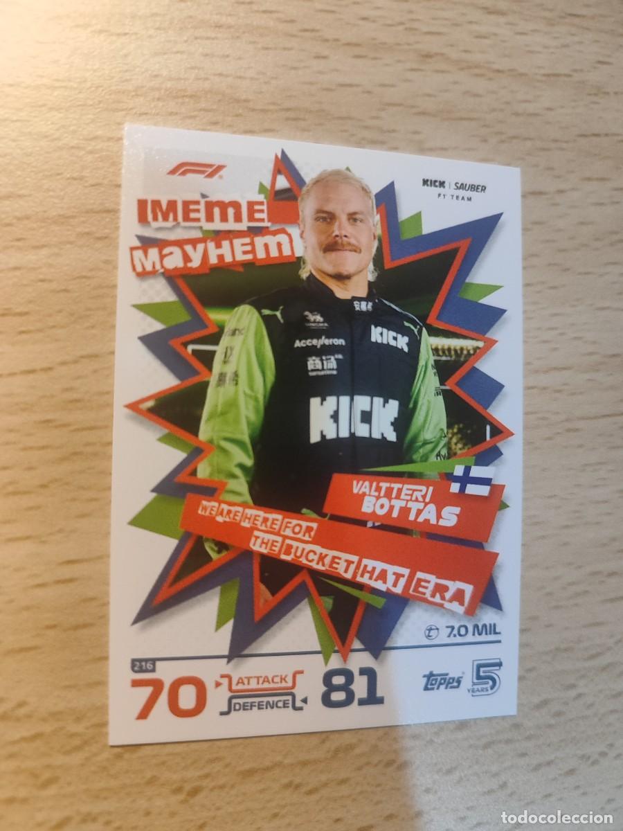 Coleccionismo deportivo: 216 TURBO ATTAX 2024 TOPPS VALTTERI BOTTAS MEME MAYHEM F1 FORMULA 1 24