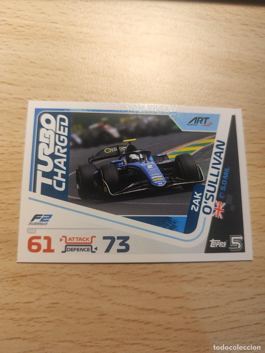 Coleccionismo deportivo: 246 TURBO ATTAX 2024 TOPPS ZAK O'SULLIVAN F2 TURNING POINT F1 FORMULA 1 24
