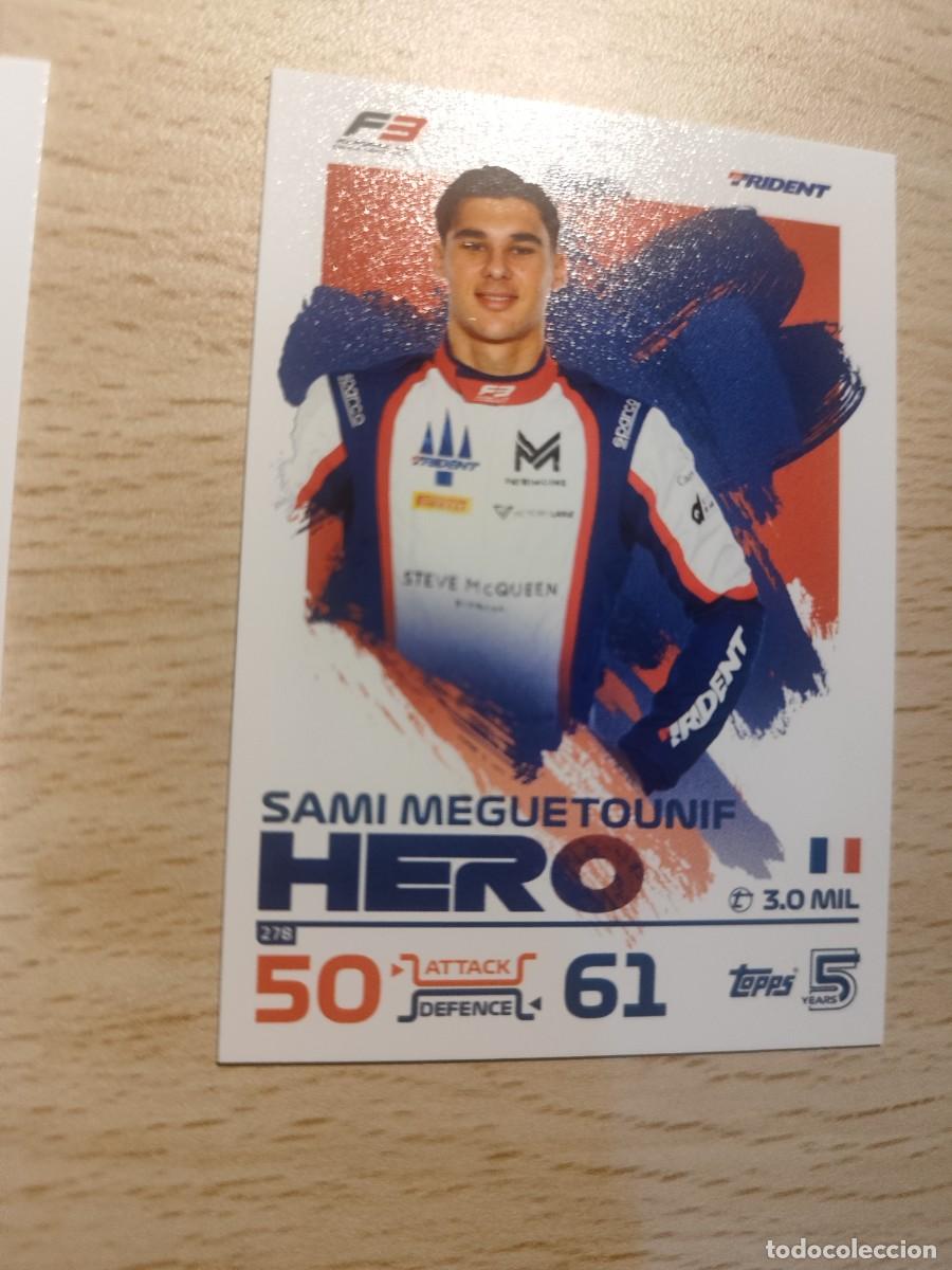 Coleccionismo deportivo: 278 TURBO ATTAX 2024 TOPPS SAMI MEGUETOUNIF F3 HERO F1 FORMULA 1 24