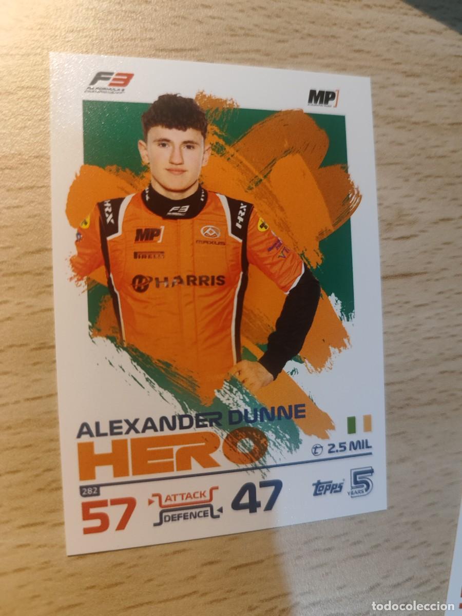 Coleccionismo deportivo: 282 TURBO ATTAX 2024 TOPPS ALEX DUNNE F3 HERO F1 FORMULA 1 24