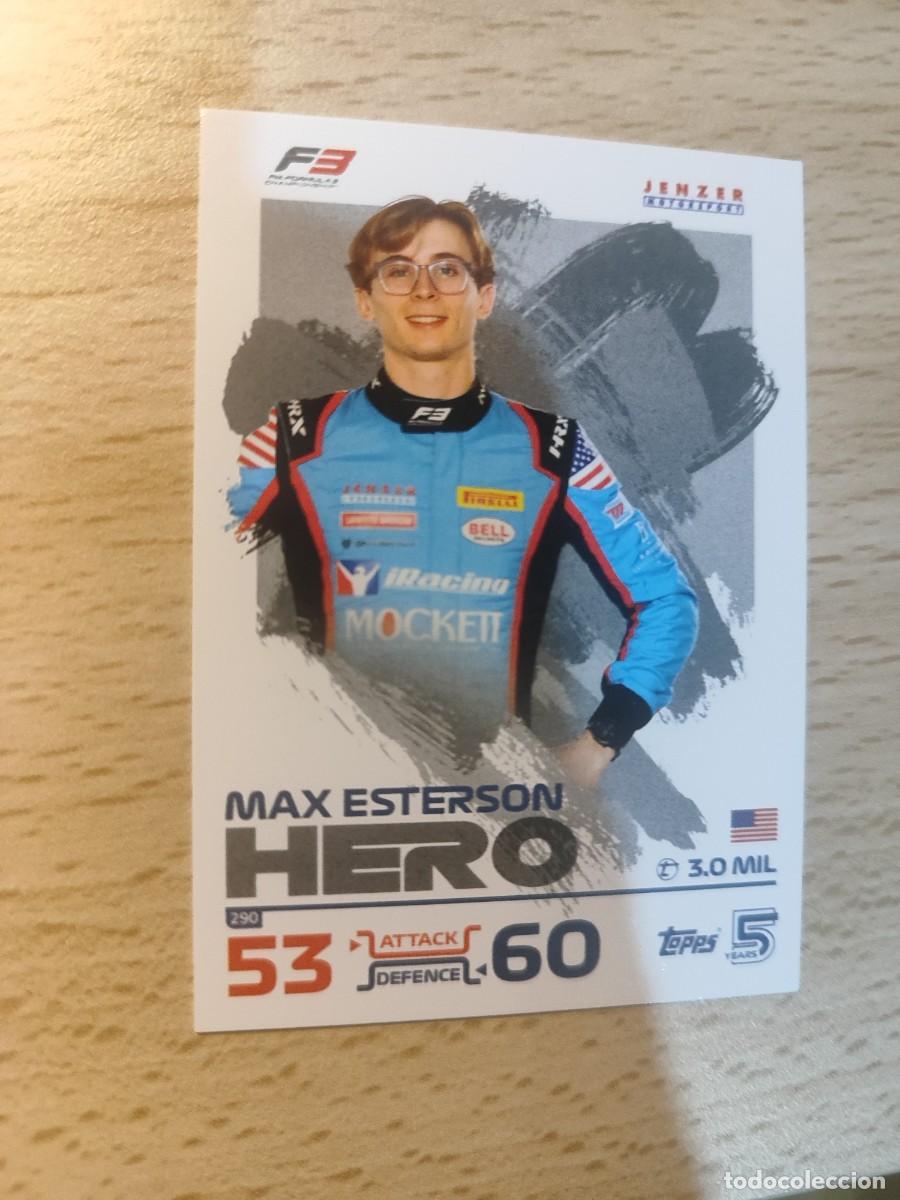 Coleccionismo deportivo: 290 TURBO ATTAX 2024 TOPPS MAX ESTERSON F3 HERO F1 FORMULA 1 24