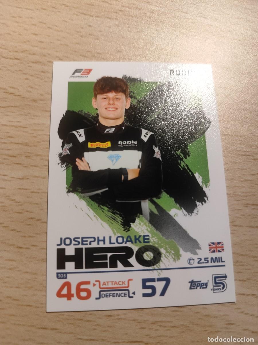 Coleccionismo deportivo: 303 TURBO ATTAX 2024 TOPPS JOSEPH LOAKE F3 HERO F1 FORMULA 1 24