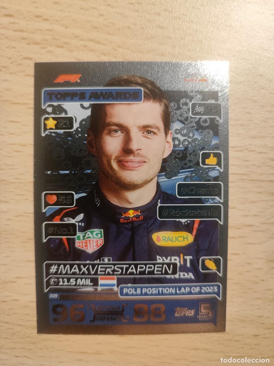 Coleccionismo deportivo: 309 TURBO ATTAX 2024 TOPPS MAX VERSTAPPEN TOPPS AWARDS F1 FORMULA 1 24