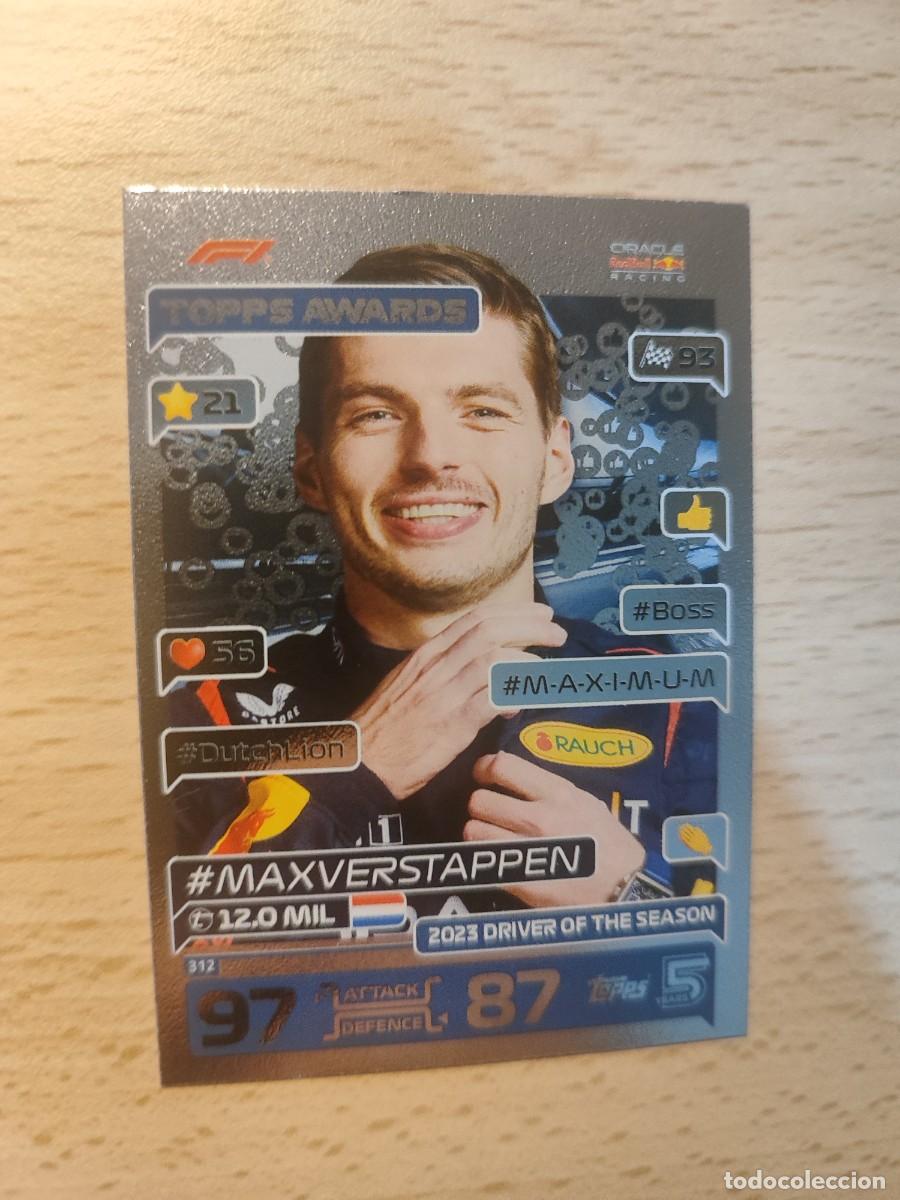 Coleccionismo deportivo: 312 TURBO ATTAX 2024 TOPPS MAX VERSTAPPEN TOPPS AWARDS F1 FORMULA 1 24
