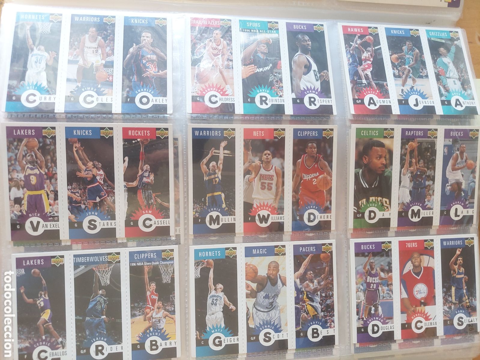 Sammelleidenschaft Sport: CARDS BASKET NBA UPPER DECK 96 97 LOTE DE 27x3 : 81 minifichas