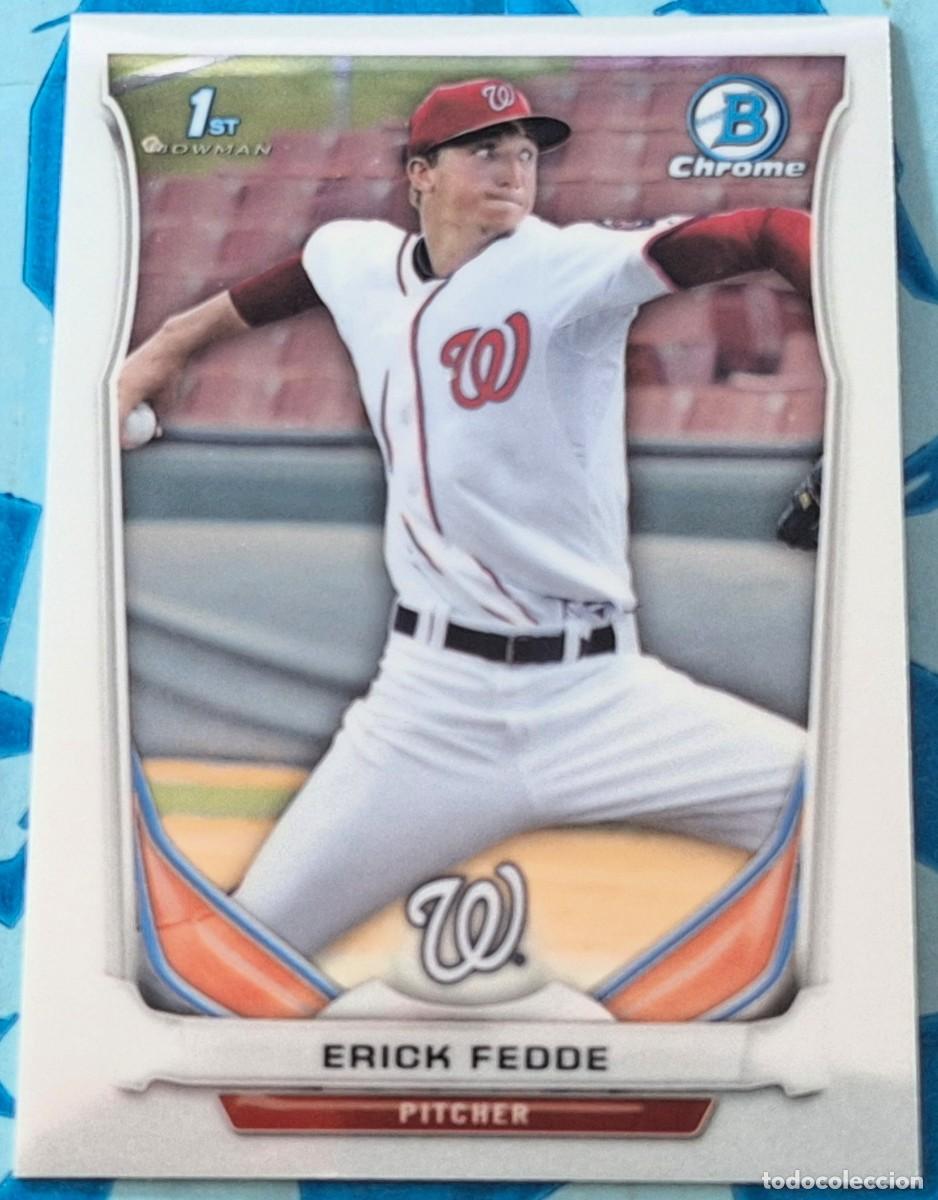 Sammelleidenschaft Sport: CARD TOPPS CHROME BASEBALL 2014 ERICK FEDDE NATIONALS CDP14 1ST BOWMAN