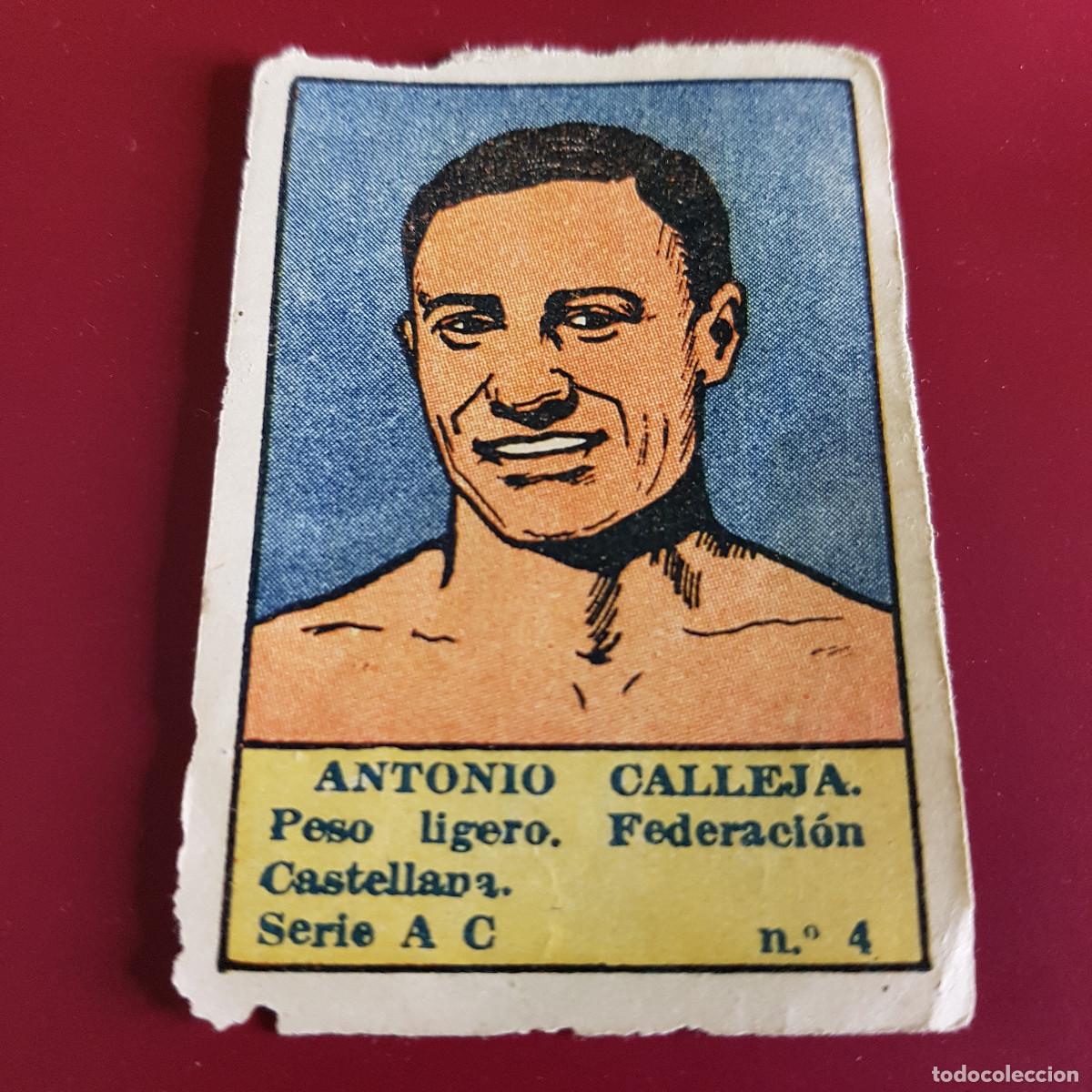 Sammelleidenschaft Sport: EDITORIAL VALENCIANA - BOXEADOR 1941 1942 - 41 42 - ANTONIO CALLEJA SERIE AC 4- NUNCA PEGADO