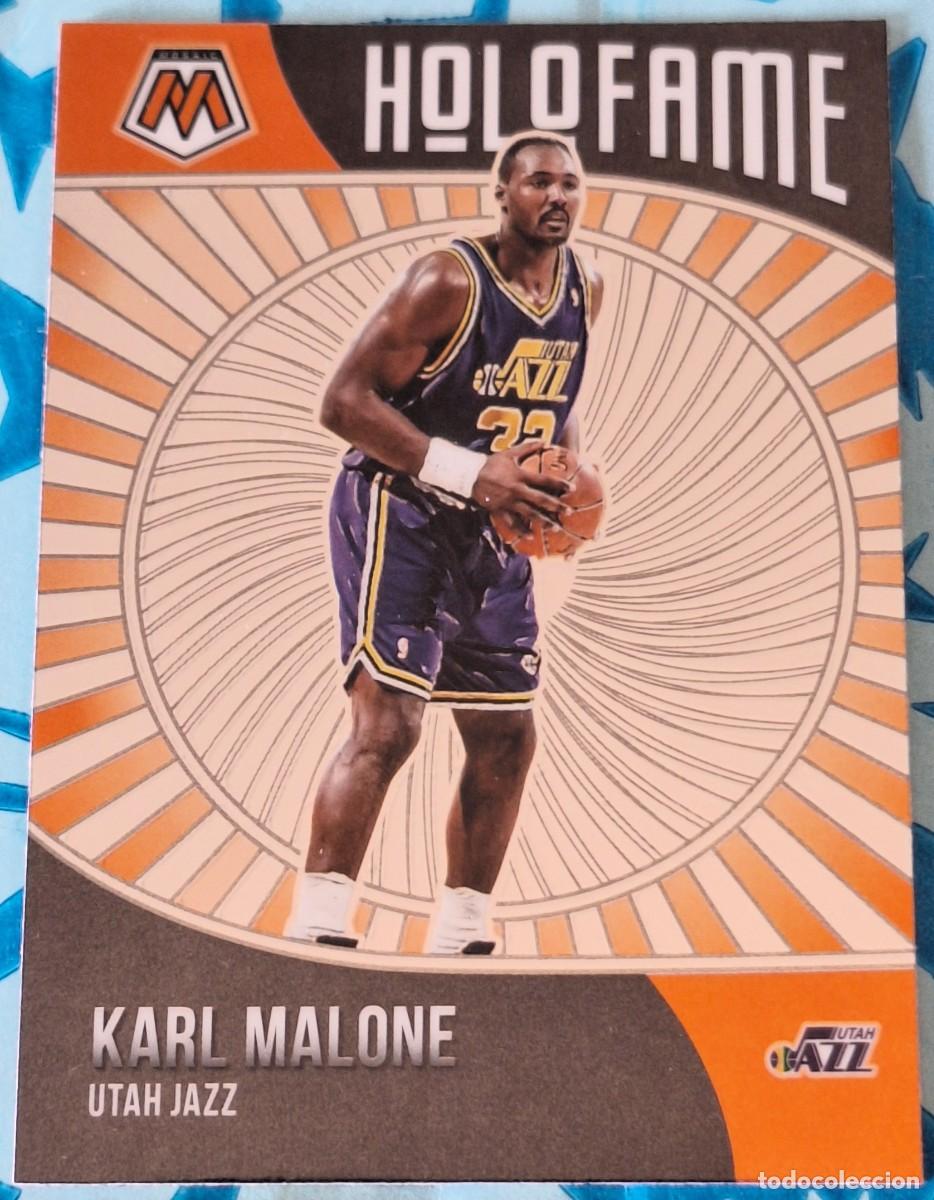 Sammelleidenschaft Sport: CARD PANINI MOSAIC BASKETBALL KARL MALONE UTAH JAZZ HOLOFAME