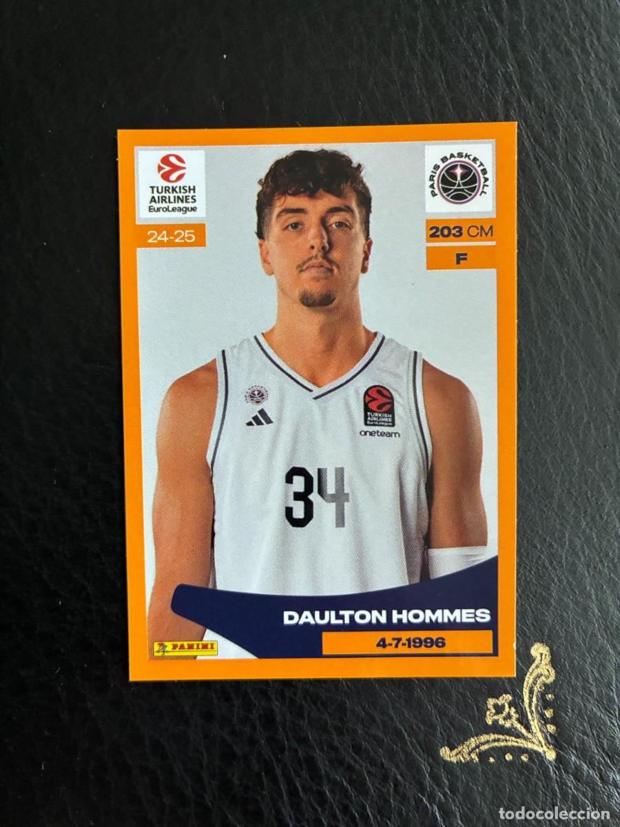 Sammelleidenschaft Sport: 292 DAULTON HOMMES PARIS BASKETBALL EUROLEAGUE EUROLIGA 2024 2025 24 25 PANINI BALONCESTO