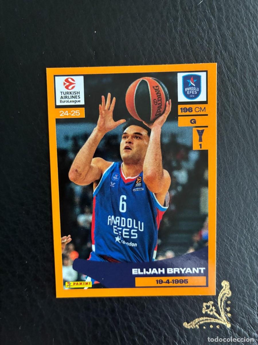 Sammelleidenschaft Sport: 99 ELIJAH BRYANT ANADOLU EFES EUROLEAGUE EUROLIGA 2024 2025 24 25 PANINI BALONCESTO