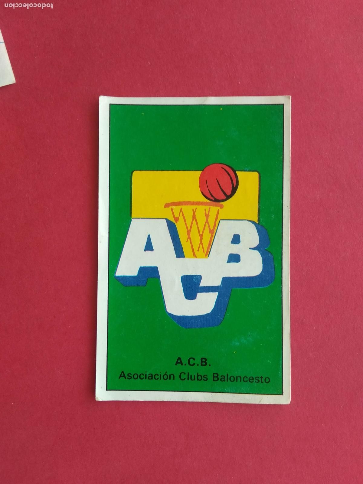 Collezionismo sportivo: EDITORIAL J. MERCHANTE CONVERSE NBA 87 88 1987 1988 CROMO NUNCA PEGADO N&ordm; 198 ESCUDO ACB A C B