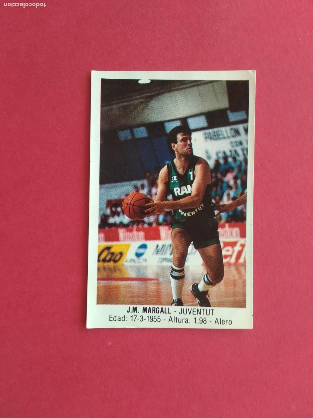 Coleccionismo deportivo: EDITORIAL J. MERCHANTE CONVERSE NBA 87 88 1987 1988 CROMO NUNCA PEGADO N&ordm; 88 J.M. MARGALL JUVENTUD