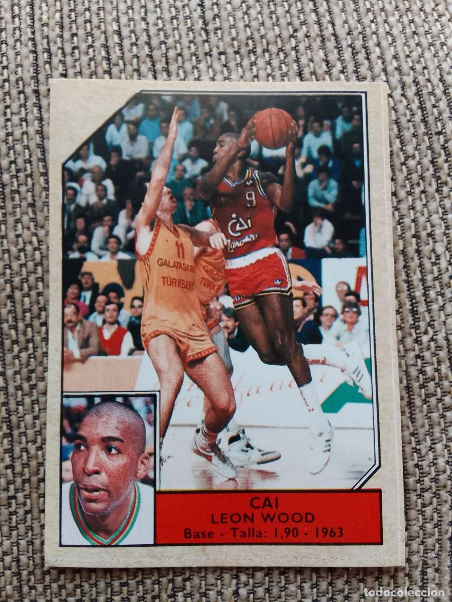 Collezionismo sportivo: CROMO CONVERSE. CAI. LEON WOOD. 31. LIGA ACB. 88-89.