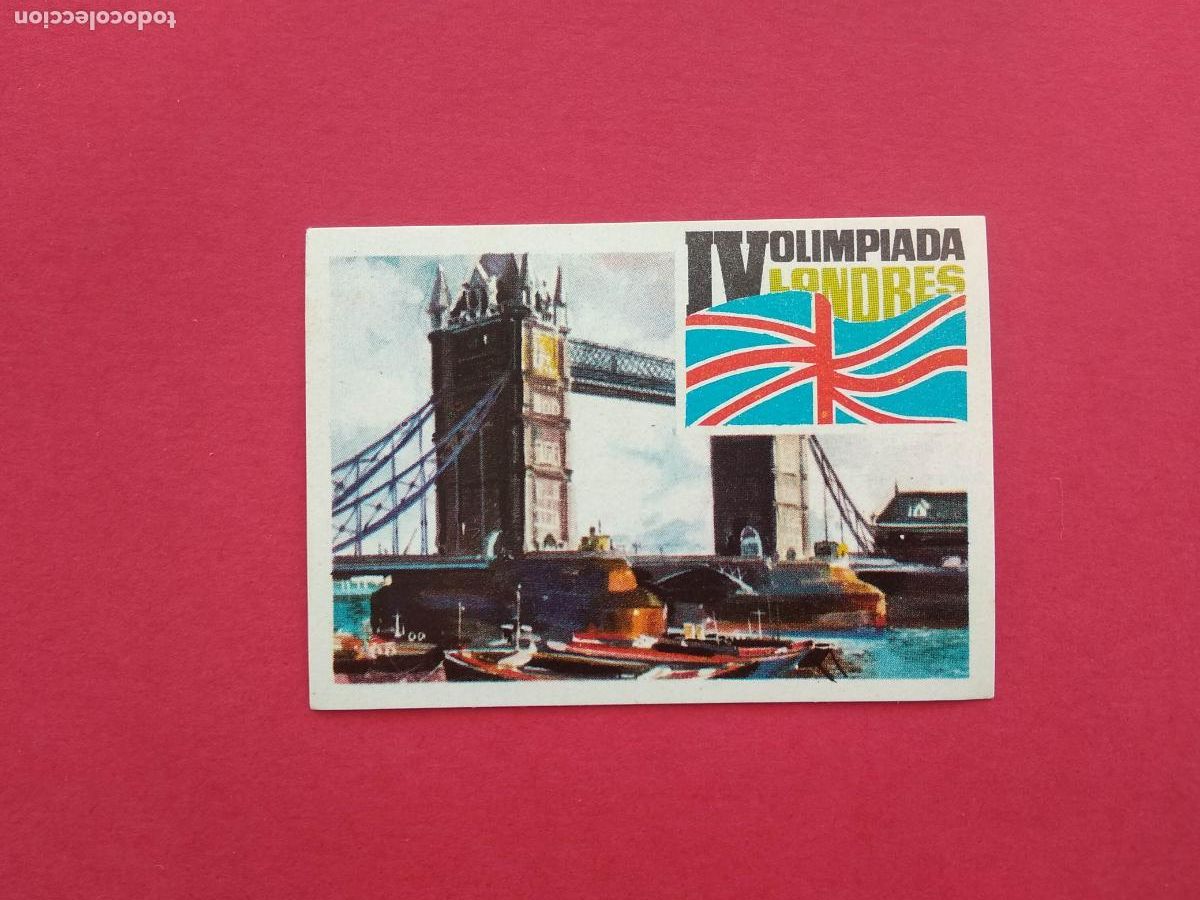 Collezionismo sportivo: NESTLE LOS JUEGOS OLIMPICOS DE 1964 CROMO NUNCA PEGADO N&ordm; 37 IV 4 OLIMPIADA LONDRES 1908