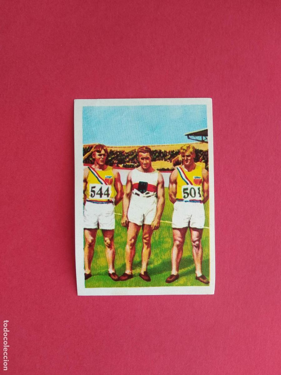 Sammelleidenschaft Sport: NESTLE LOS JUEGOS OLIMPICOS DE 1964 CROMO NUNCA PEGADO N&ordm; 96 AMSTERDAM 1928 KUCK