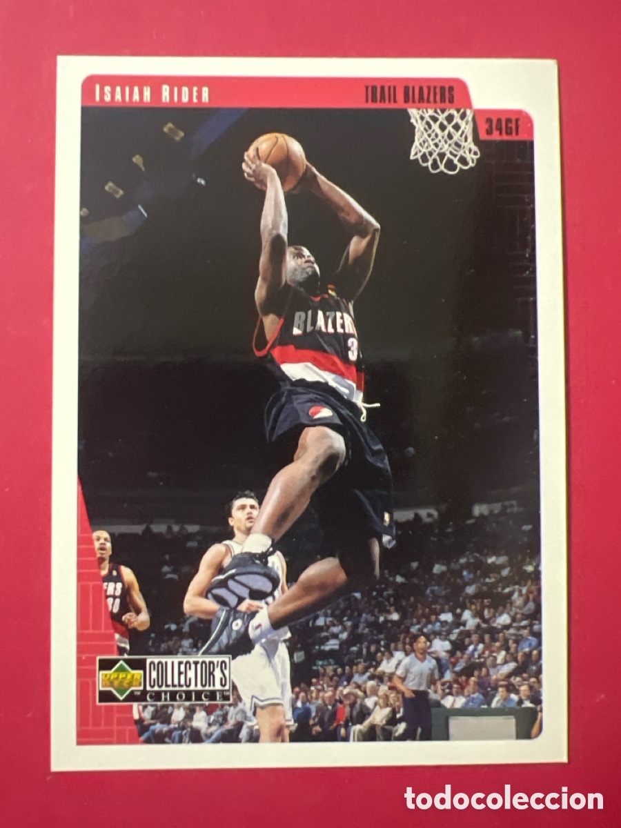 Sports collectibles: E5. 1997-98 Collector's Choice Basketball #114 Isaiah Rider