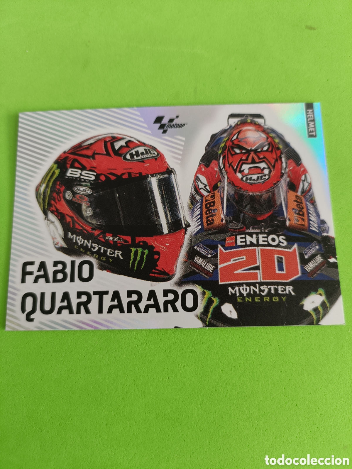 Sports collectibles: Panini 2024 Moto GP Official Trading cards - 64 Helmet Fabio Quartararo
