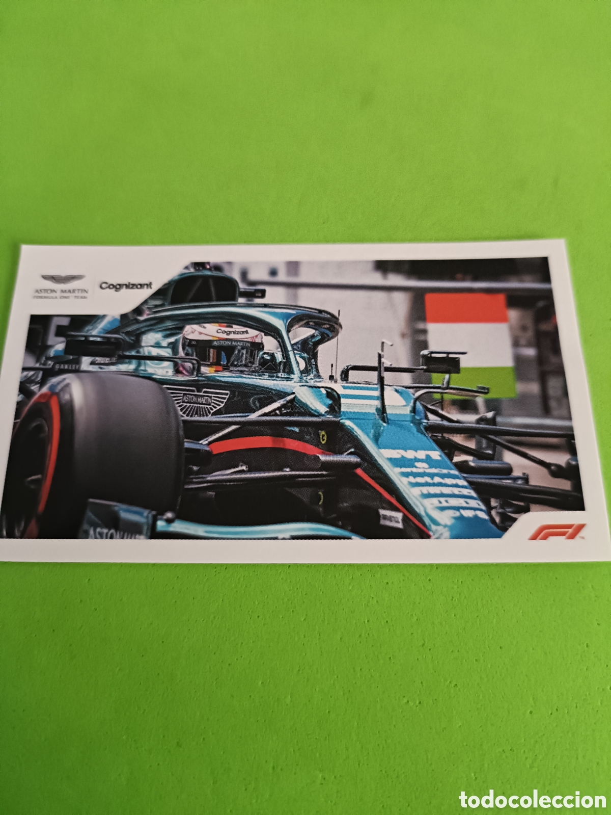 Coleccionismo deportivo: TOPPS 2021 FORMULA 1 F1 STICKERS - 91 Aston Martin